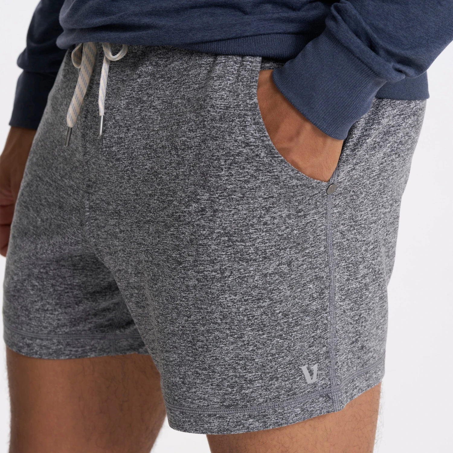Ponto Short 5" | Heather Grey 10 Ponto Short 5" | Heather Grey - Image 8
