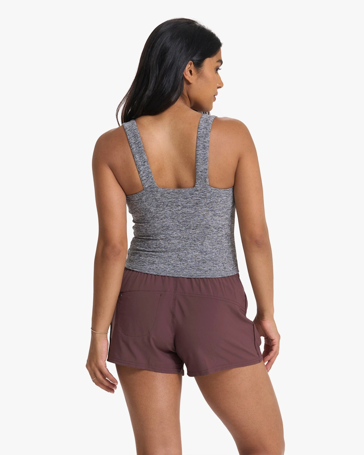 Elevation Square Neck Tank | Heather Grey 4 Elevation Square Neck Tank | Heather Grey - Image 2