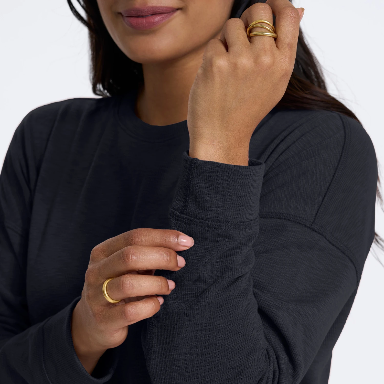 Long-Sleeve Sunrise Crew | Black 11 Long-Sleeve Sunrise Crew | Black - Image 9