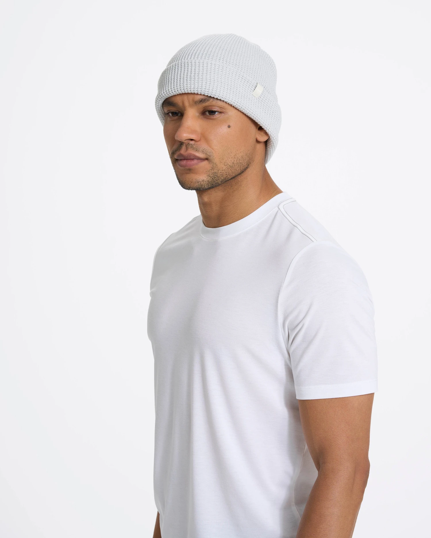 Alpine Waffle Beanie | Salt 4 Alpine Waffle Beanie | Salt - Image 2