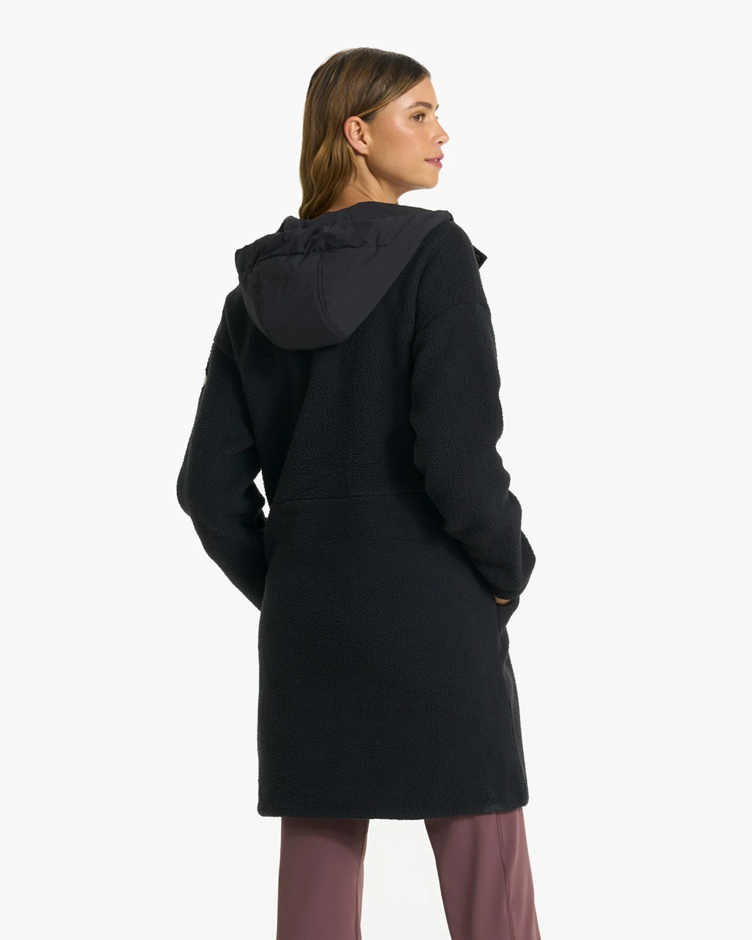 Sherpa Hooded Trench | Black 5 Sherpa Hooded Trench | Black - Image 3