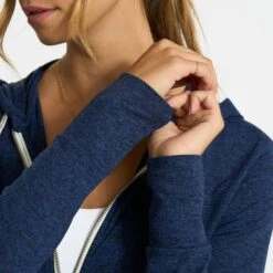 Halo Performance Hoodie | Navy Heather -Funktion One Style 0038 VW201HNV 3163