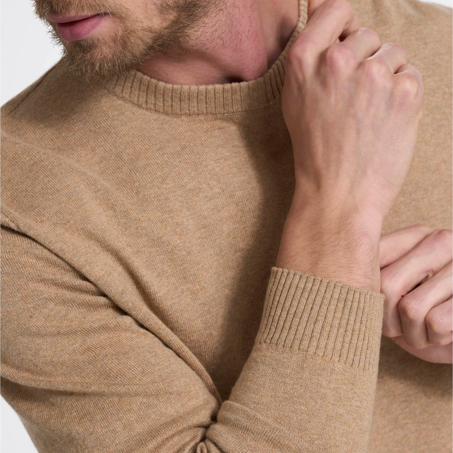 Fluent Sweater | Camel Heather 8 Fluent Sweater | Camel Heather - Image 6