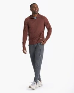 Ponto Performance Half Zip Hoodie | Cedar Heather -Funktion One Style 0171 V244HCD 00846