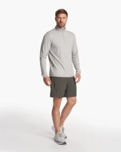 Ease Performance Half Zip | Light Heather Grey -Funktion One Style SP23 M DENMARK TESI BOOK 1 56633 x1c