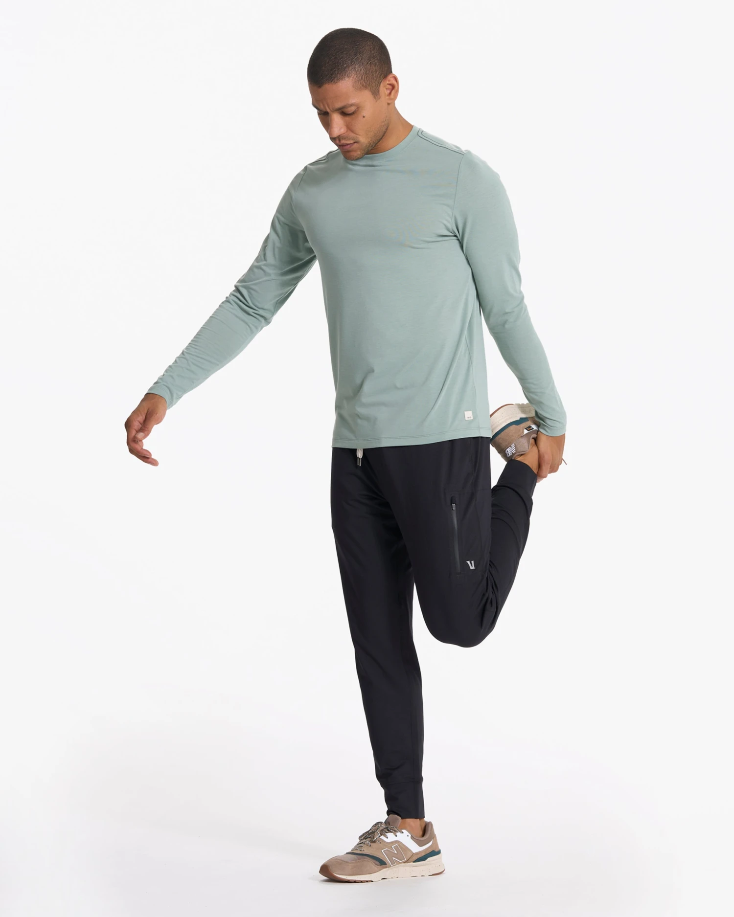 Long Sleeve Current Tech Tee | Neptune 8 Long Sleeve Current Tech Tee | Neptune - Image 6