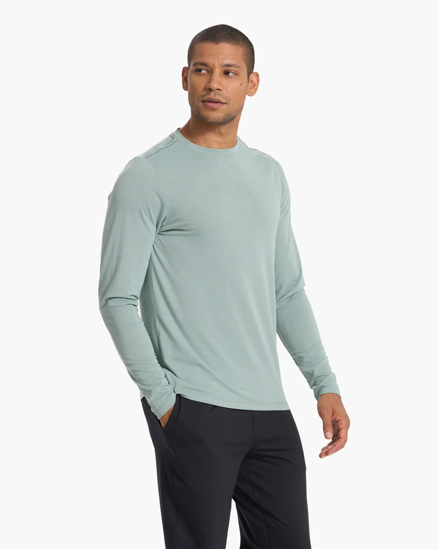 Long Sleeve Current Tech Tee | Neptune 6 Long Sleeve Current Tech Tee | Neptune - Image 4