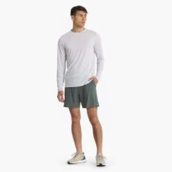 Long Sleeve Current Tech Tee | Salt -Funktion One Style V1003SAL 02804