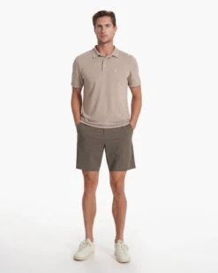 Knit Twill Polo | Camel Heather 11 Knit Twill Polo | Camel Heather -Funktion One Style V1004CMH SP23 M ECOMM TOPS TOP 2552 1X1 7ec22135 0125 423d 88ef 85a592f9da14