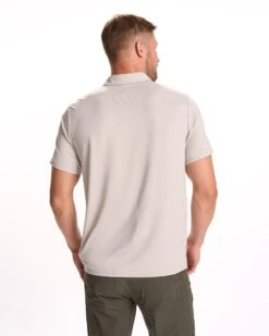 Knit Twill Polo | Beachsand Heather 12 Knit Twill Polo | Beachsand Heather -Funktion One Style V1004HBS FA23 M ECOMM TOPS BACK TOPS 23