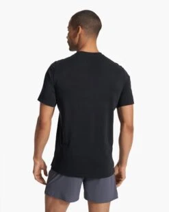 Current Pocket Tee | Black -Funktion One Style V1007BLK FA23 M ECOMM TOPS BACK TOPS 5