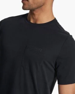 Current Pocket Tee | Black -Funktion One Style V1007BLK FA23 M ECOMM TOPS DETAIL 7