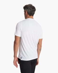 Current Pocket Tee | White -Funktion One Style V1007WHT FA23 M ECOMM TOPS BACK TOPS 2