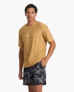 Short Sleeve Uluwatu 23 Water Tee | Dark Golden Heather -Funktion One Style V1008DGH SP23 M ECOMM TOPS TOP 0300 1x1 9e07e365 5b3c 4d88 bd6b 4b0e12b5f22e