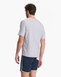 Short Sleeve Uluwatu 23 Water Tee | Platinum Heather -Funktion One Style V1008HPT SP23 M ECOMM TOPS DETAIL 1415 1x1 68b7aca4 e680 4781 b192 31b4971cc1e4