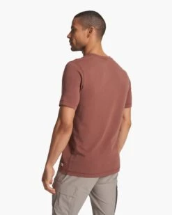 Tuvalu Tee | Hazelnut -Funktion One Style V101HZN FA23 M ECOMM TOPS BACK TOPS 5