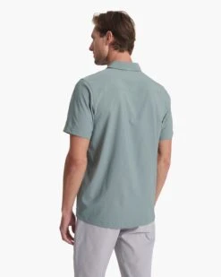 Short Sleeve Manhattan Button Down | Stormy -Funktion One Style V1024STY SP23 M ECOMM TOPS TOP 1184 1X1 0d8ae1ea 4469 4fff a851 9b11cd866064