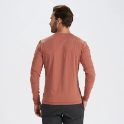 Long-Sleeve Ever Henley | Copper -Funktion One Style V108COP 3