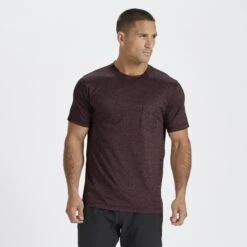 Tradewind Performance Tee | Oxblood Heather -Funktion One Style V109HOX 1 update
