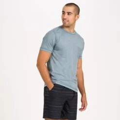 Tradewind Performance Tee | Steel Blue Heather -Funktion One Style V109HSB 1 eec32b02 6b04 4642 8f43 0742aedf2657