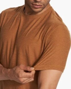 Strato Tech Tee | Autumn Heather -Funktion One Style V126HAU FA23 M ECOMM TOPS DETAIL 6