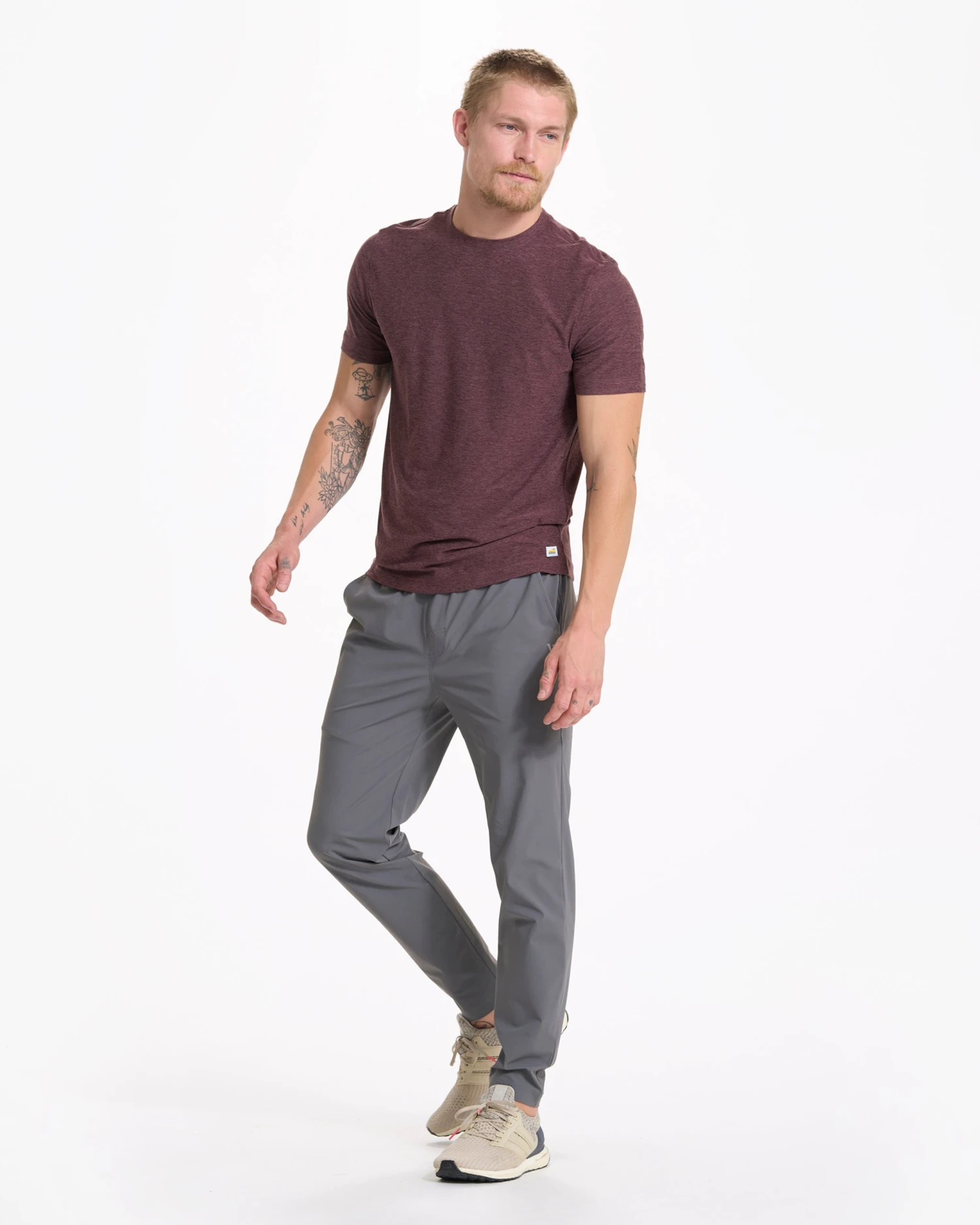 Strato Tech Tee | Chestnut Heather 5 Strato Tech Tee | Chestnut Heather - Image 3
