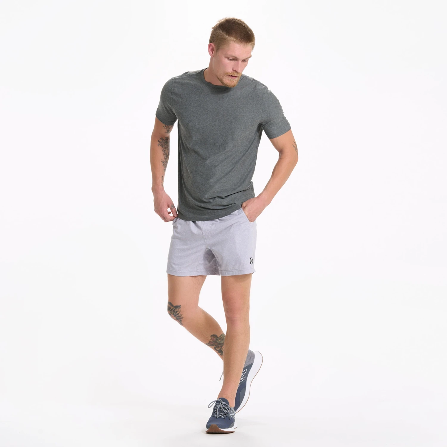 Strato Tech Tee | Dusty Pine Heather 6 Strato Tech Tee | Dusty Pine Heather - Image 4