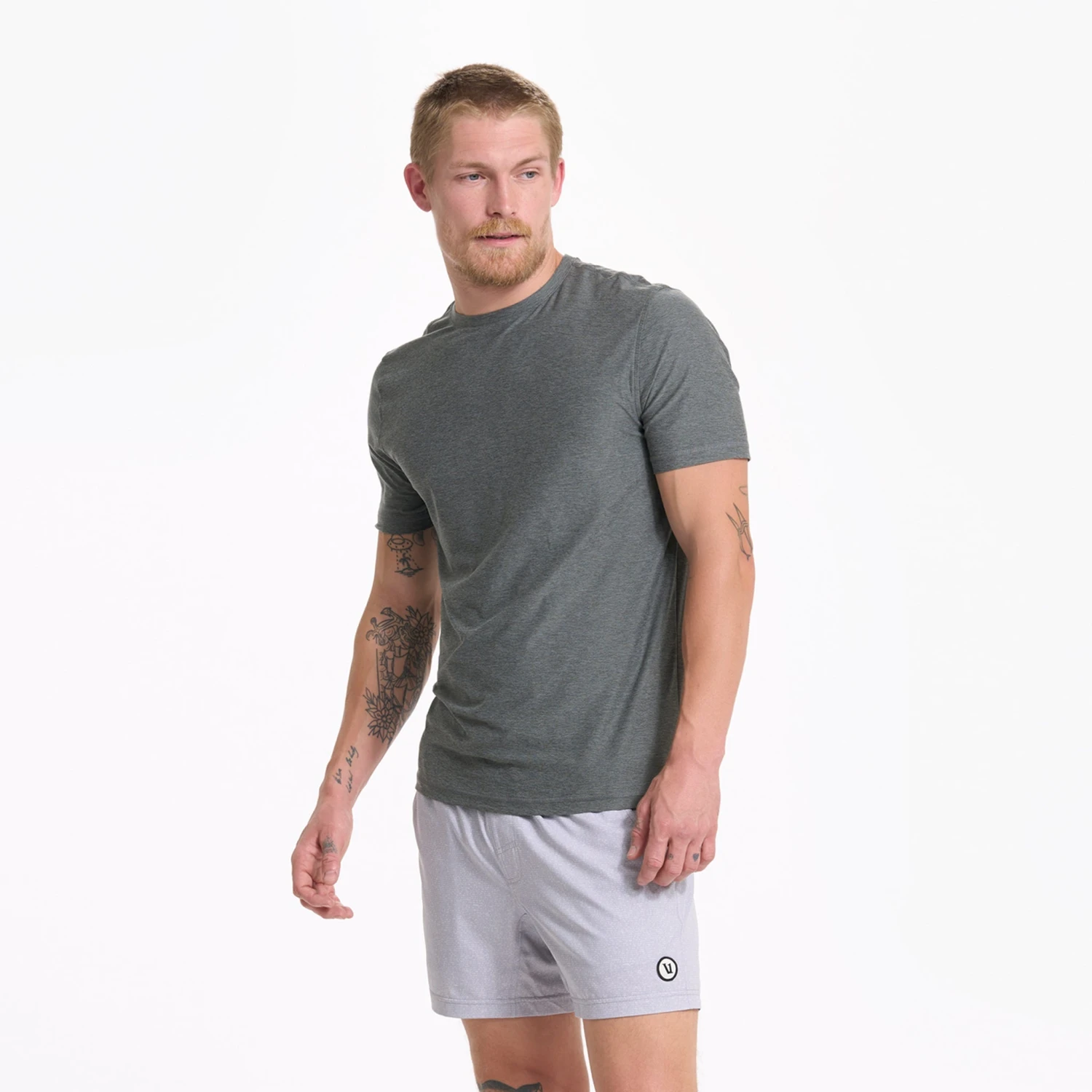Strato Tech Tee | Dusty Pine Heather 4 Strato Tech Tee | Dusty Pine Heather - Image 2