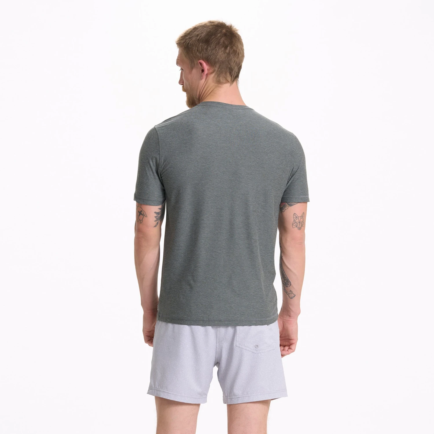 Strato Tech Tee | Dusty Pine Heather 5 Strato Tech Tee | Dusty Pine Heather - Image 3
