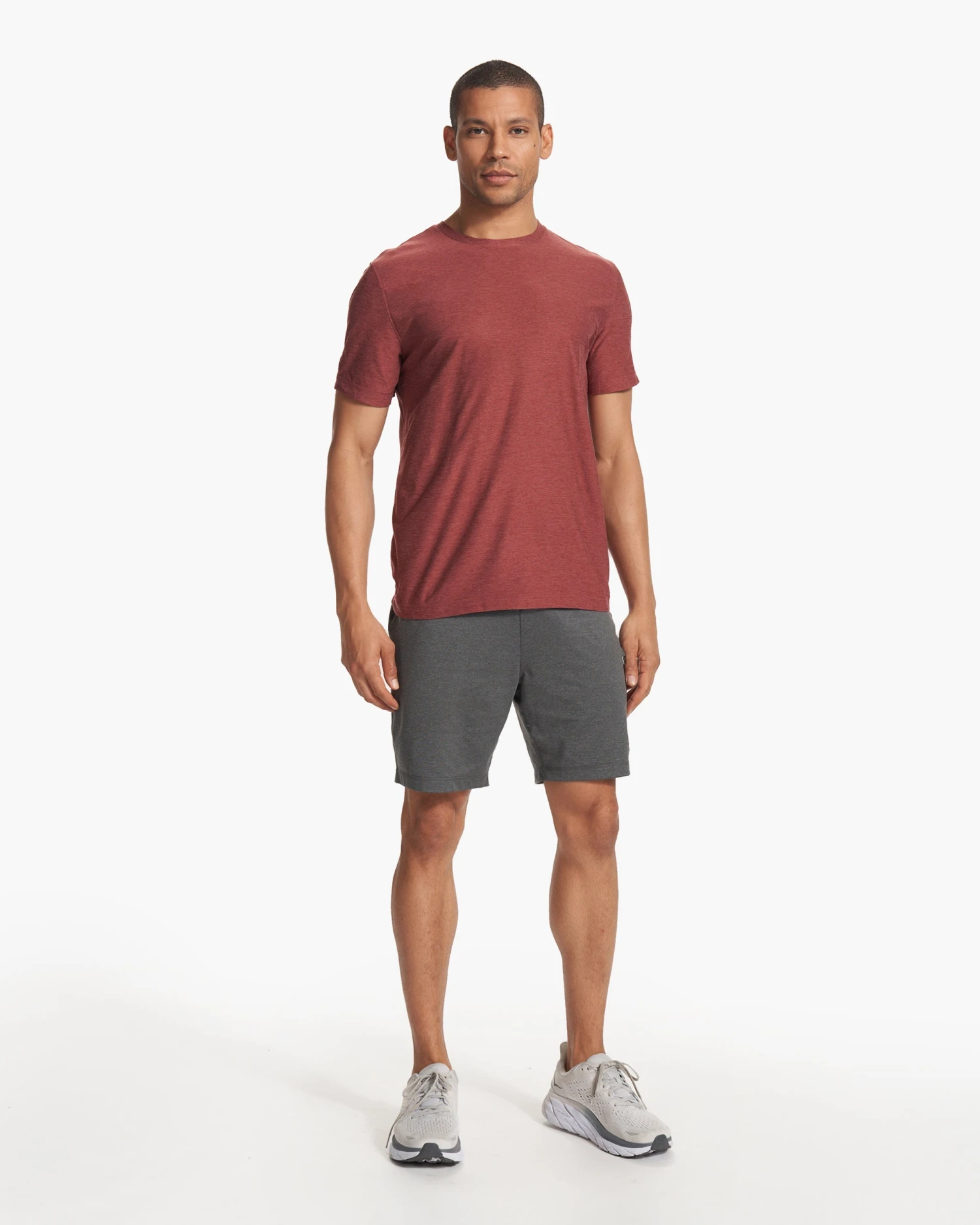 Strato Tech Tee | Earth Red Heather 8 Strato Tech Tee | Earth Red Heather - Image 6