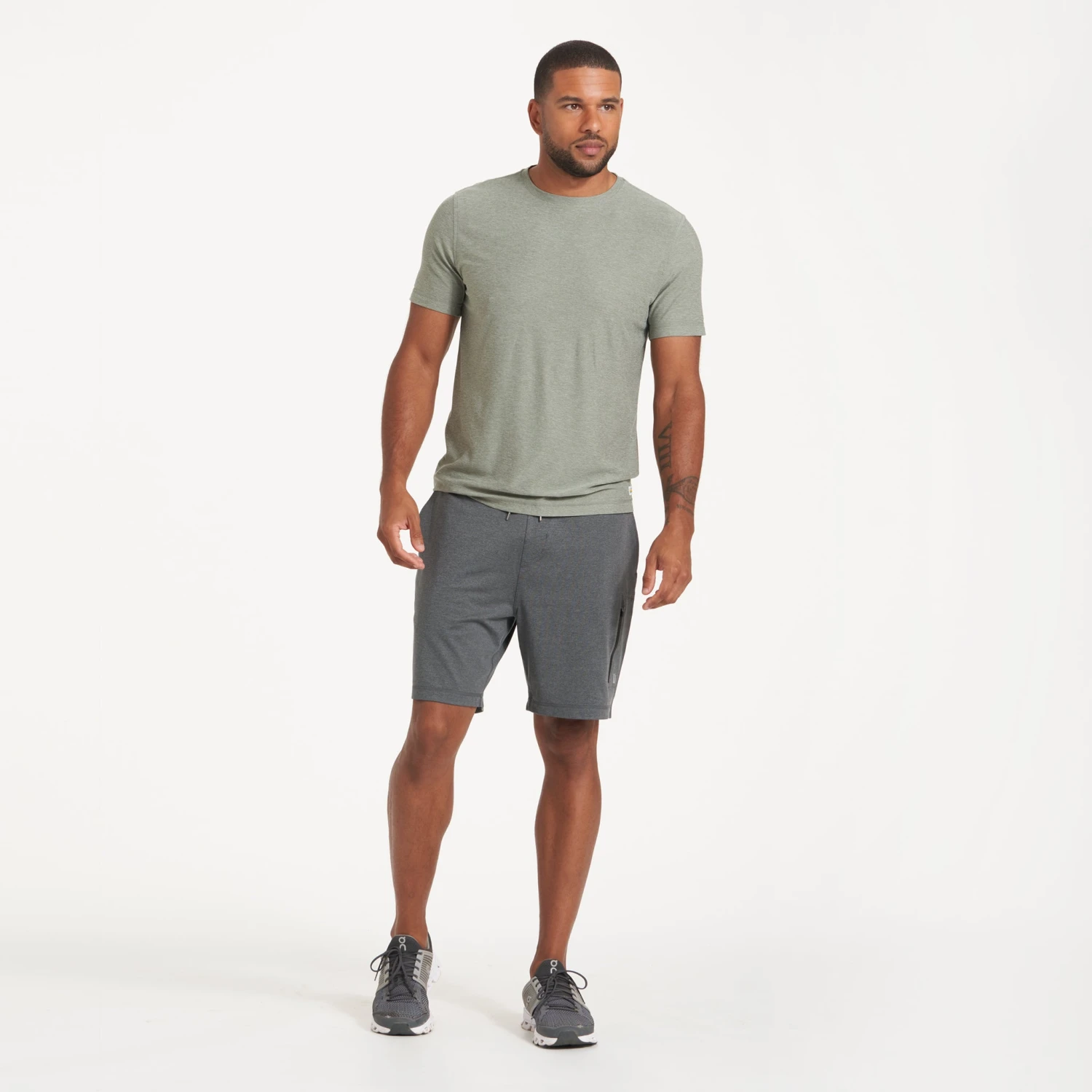 Strato Tech Tee | Eucalyptus Heather 7 Strato Tech Tee | Eucalyptus Heather - Image 5