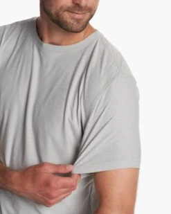 Strato Tech Tee | Platinum Heather 9 Strato Tech Tee | Platinum Heather -Funktion One Style V126HPT 2