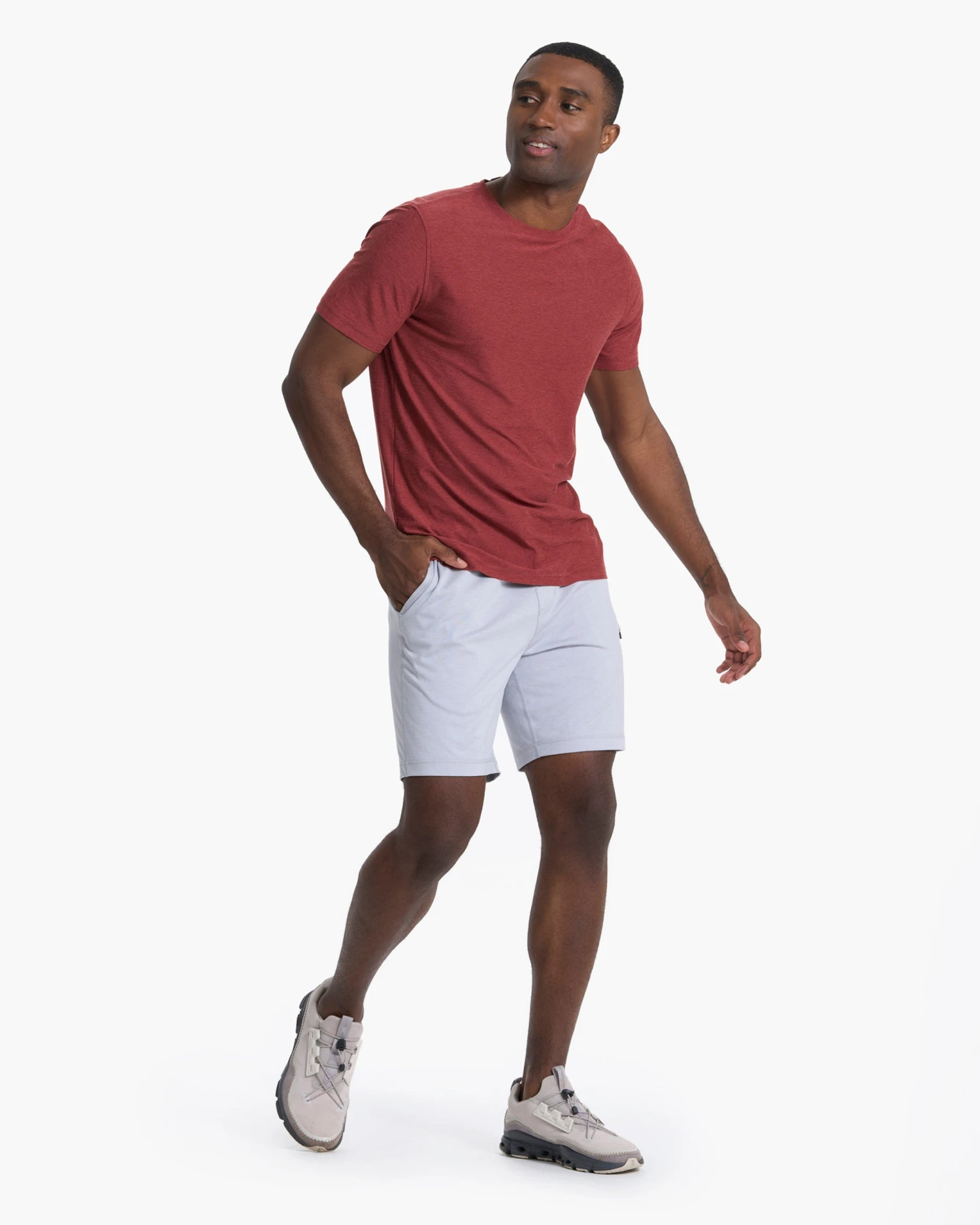 Strato Tech Tee | Currant Heather 7 Strato Tech Tee | Currant Heather - Image 5