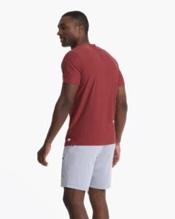 Strato Tech Tee | Currant Heather 10 Strato Tech Tee | Currant Heather -Funktion One Style V126HUT 02694