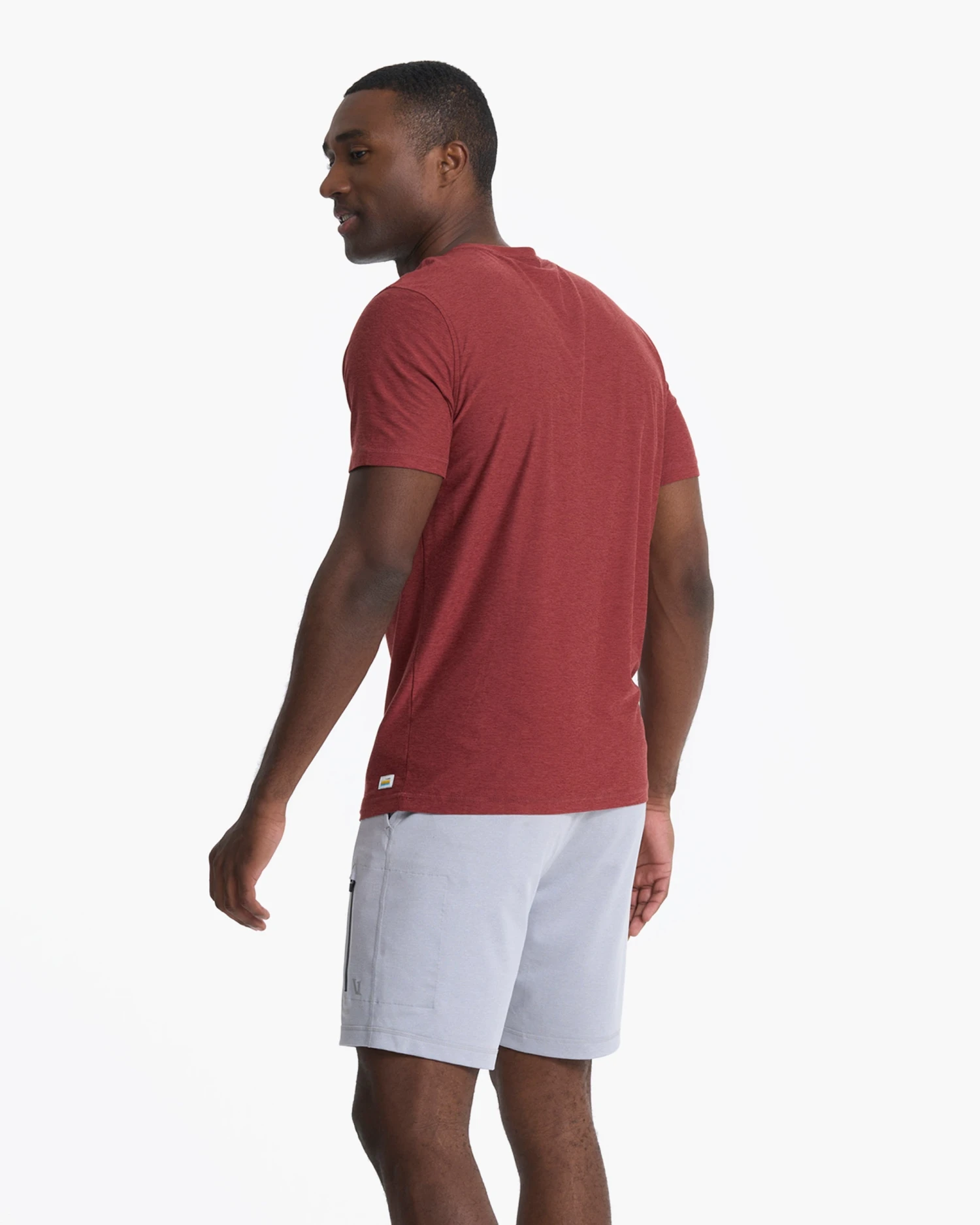 Strato Tech Tee | Currant Heather 6 Strato Tech Tee | Currant Heather - Image 4