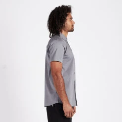 Crest Short Sleeve Button-Down | Grey Micro Dot -Funktion One Style V150MDG 2 c61079dc c722 4478 afcd f2f9e56c1454