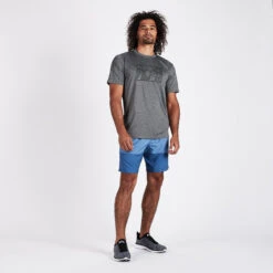 Stainglass Tech Tee | Heather Grey -Funktion One Style V156HTG 4