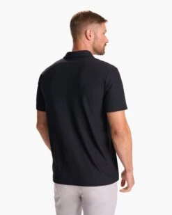 Ace Polo | Black -Funktion One Style V164BLK FA23 M ECOMM TOPS BACK TOPS 8
