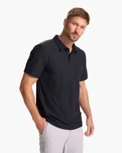 Ace Polo | Black -Funktion One Style V164BLK FA23 M ECOMM TOPS FRONT TOPS 3