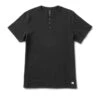 Short-Sleeve Ever Henley | Black -Funktion One Style V165BLK 0