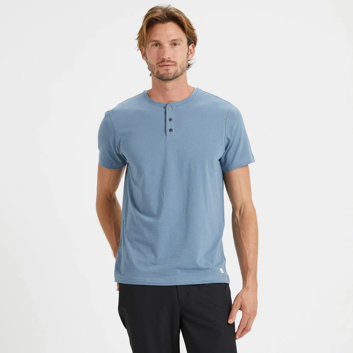 Short-Sleeve Ever Henley | Cloud 4 Short-Sleeve Ever Henley | Cloud - Image 2
