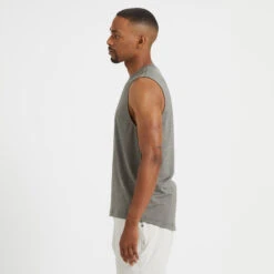 Zephyr Muscle Tee | Charcoal Heather -Funktion One Style V167HTI 2