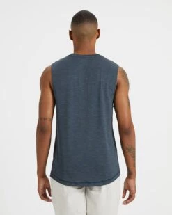 Zephyr Muscle Tee | Indigo Heather -Funktion One Style V167HTI 3 4cd1c041 393b 4b27 834d dfe9aafd0ff0