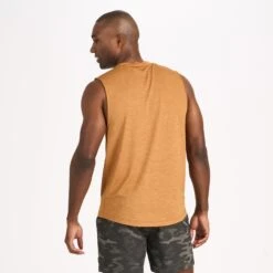 Zephyr Muscle Tee | Turmeric Heather -Funktion One Style V167HTU 2 10dda6a0 27c2 4a30 ad64 7a33114d2e47
