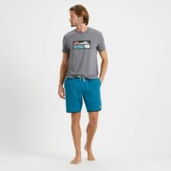 Uluwatu Short-Sleeve Water Tee | Charcoal Heather -Funktion One Style V170HCC 4