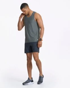 Strato Tech Tank | Dusty Pine Heather -Funktion One Style V173HDY FA22 M ECOMM 0028