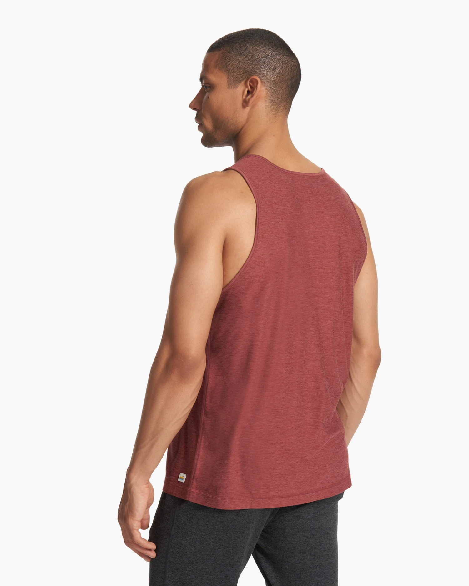 Strato Tech Tank | Earth Red Heather 5 Strato Tech Tank | Earth Red Heather - Image 3