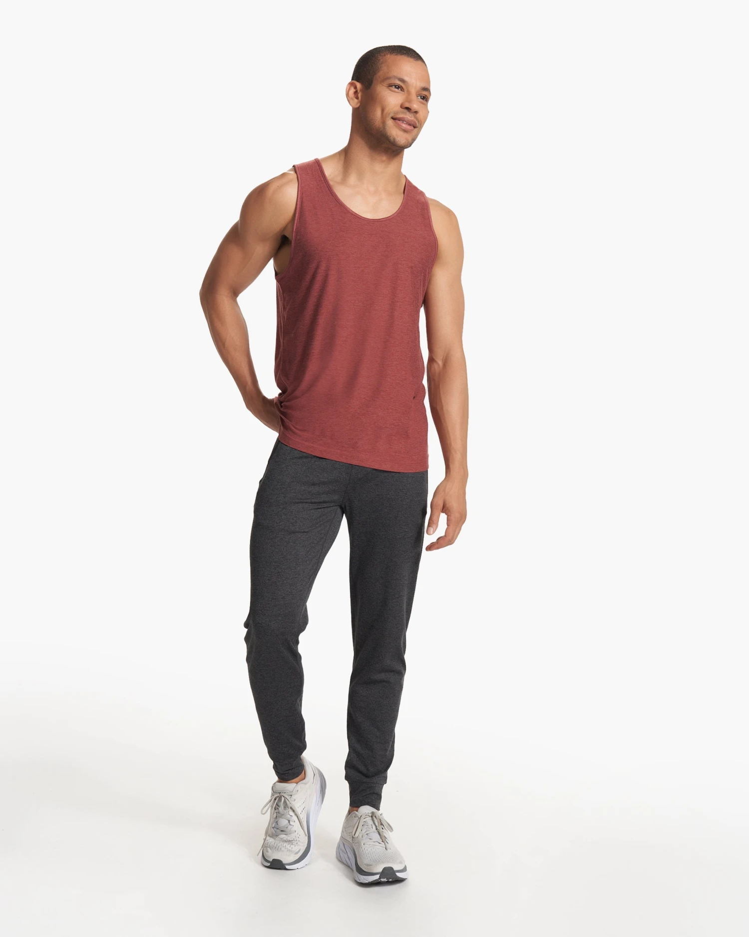 Strato Tech Tank | Earth Red Heather 8 Strato Tech Tank | Earth Red Heather - Image 6