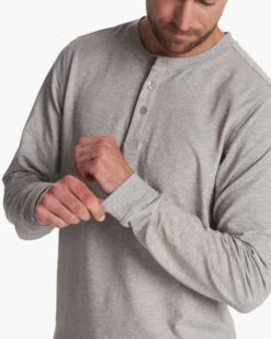 Austin Henley | Light Heather Grey 13 Austin Henley | Light Heather Grey -Funktion One Style V175LHG FA23 M ECOMM TOPS DETAIL 5