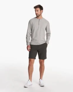 Austin Henley | Light Heather Grey 11 Austin Henley | Light Heather Grey -Funktion One Style V175LHG FA23 M ECOMM TOPS FULL 3